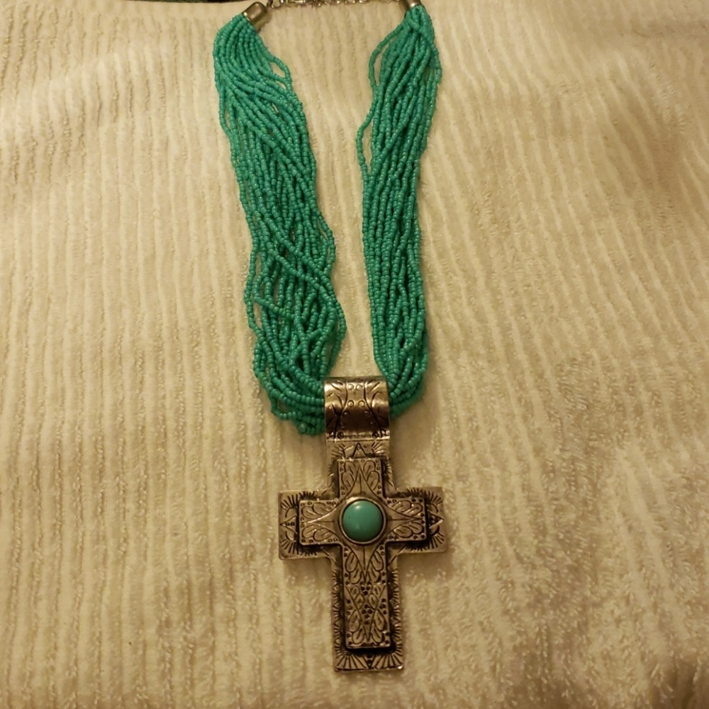 Western Cross Necklace